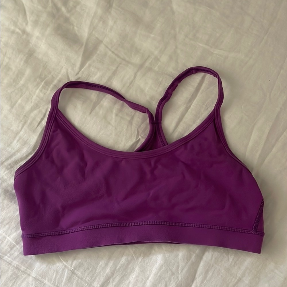 Purple Sports Bra